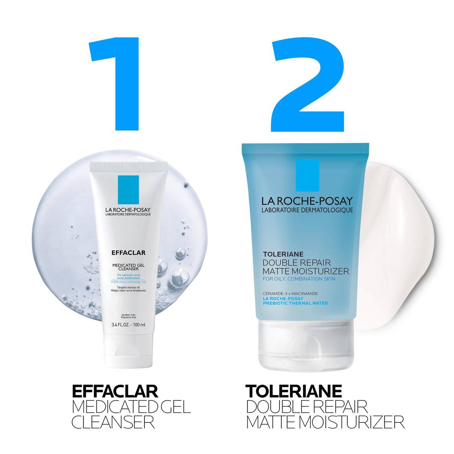 effaclar-medicated-acne-cleanser-and-toleriane-double-repair-matte-moisutrizer-travel-set-l1 AmazonSet-EffaclarMedCleanser100ml-TolerianeMatteMoisturizer_routine.jpg