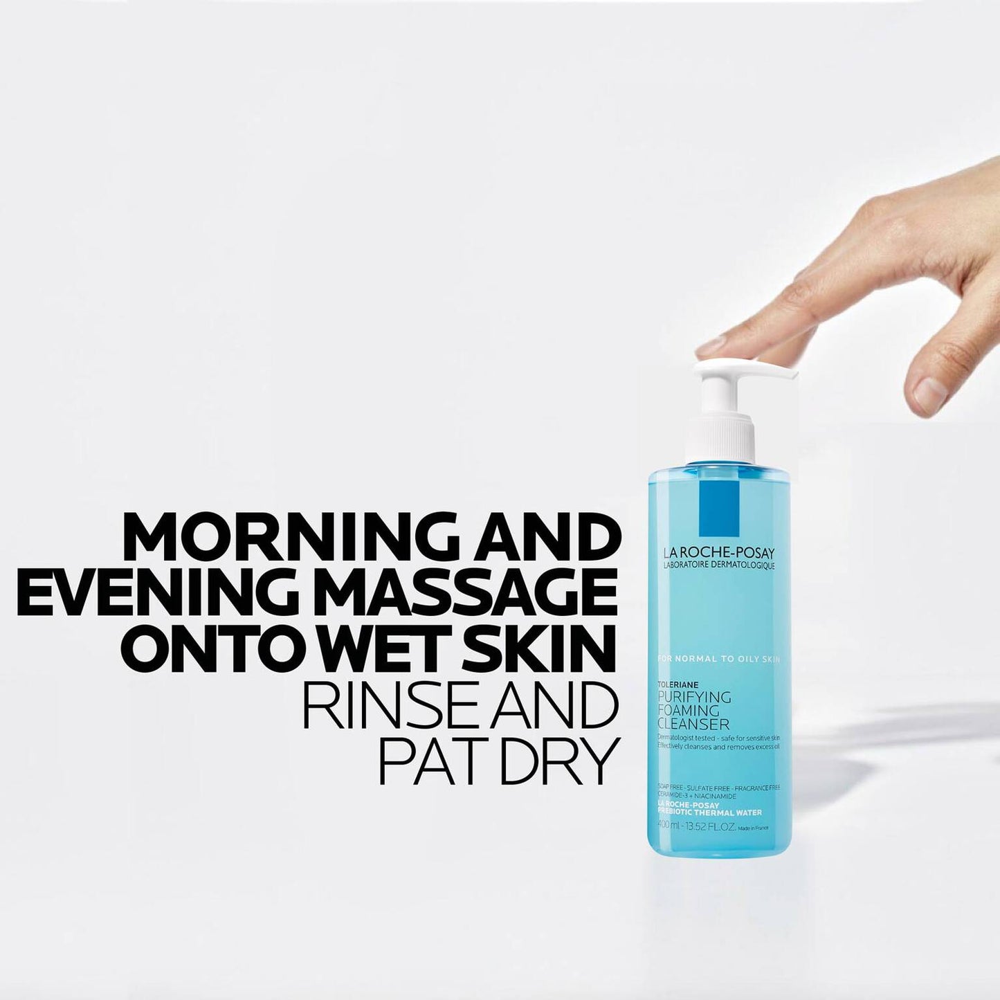 toleriane-purifying-foaming-face-wash-e0 La-Roche-Posay-Face-Cleanser-Toleriane-Purifying-Foaming-Cleanser-400ml-000-3337875545822-howto_REV-1500x1500.jpg