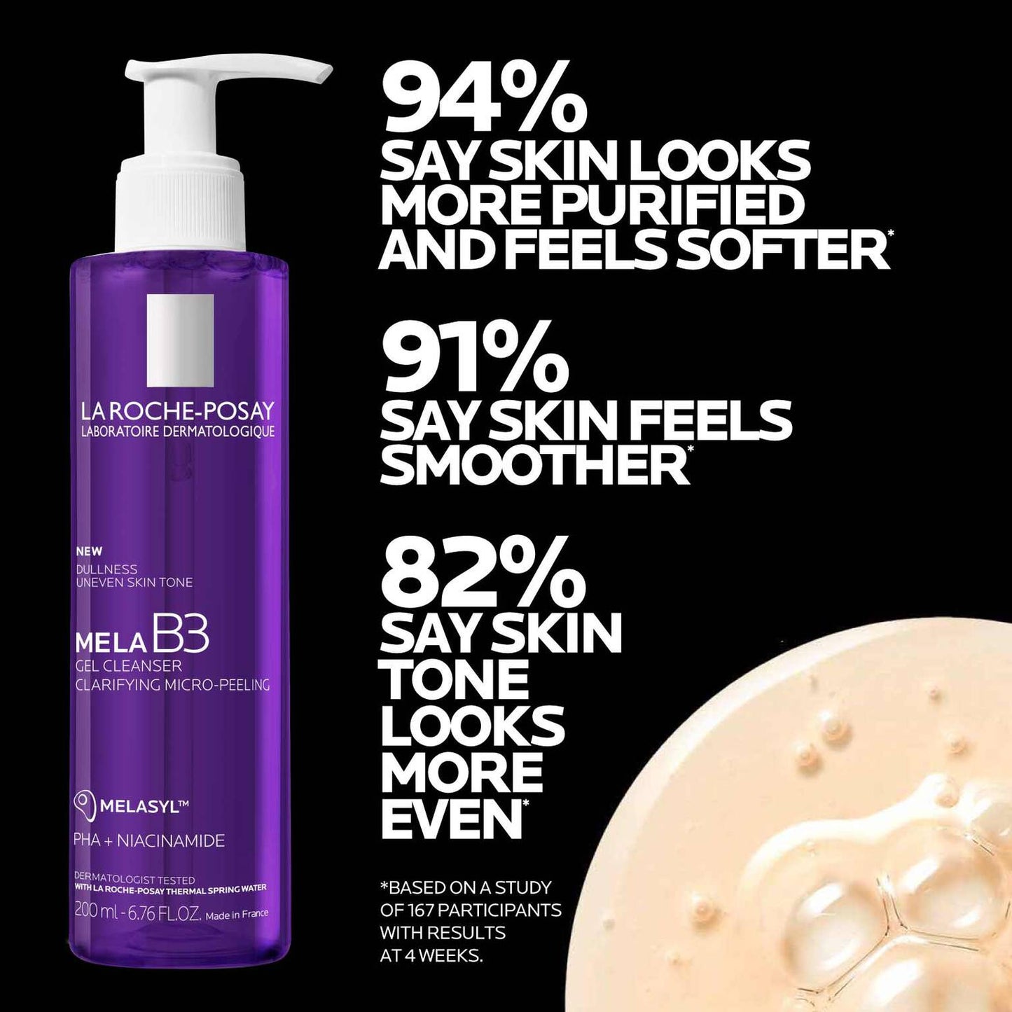 mela-b3-facial-gel-cleanser-with-melasyltm-niacinamide-c9 LaRochePosay-Product-MelaB3-MelaB3Cleanser-200ml-03337875890069-Efficacy-REV2_1500x1500.jpg